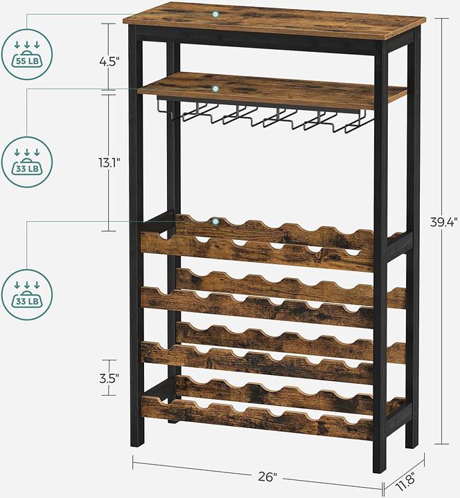 Image du produit Songmics Havanna (66 x 30 x 100 cm)