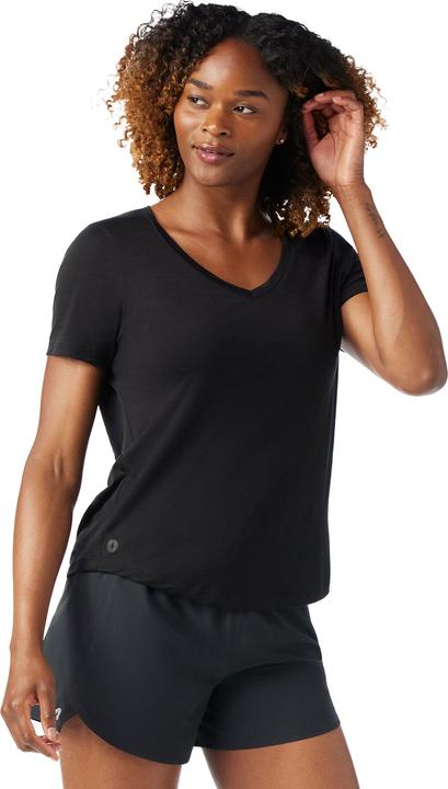 Image du produit Smartwool Manches courtes femme Active Ultralite V-Neck (M)