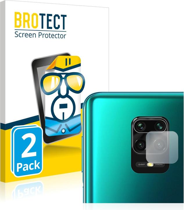 Actual product image BROTECT Screen Protector Clear (2 Piece, Xiaomi Redmi Note 9 Pro Max)