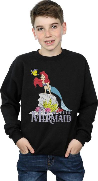 Actual product image Disney Boys The Little Mermaid Sea Friend Sweatshirt (152, 158)