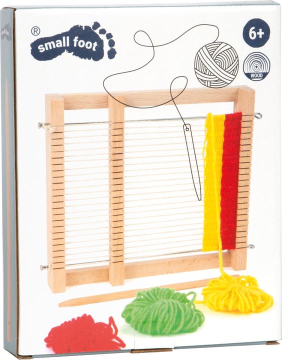 Actual product image small foot Mira weaving frame