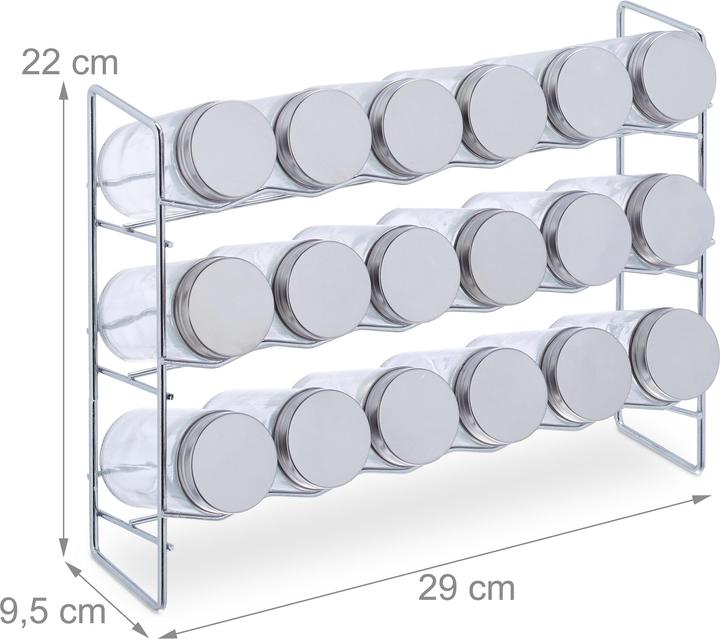Actual product image Relaxdays Spice rack