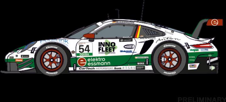 Produktbild Carrera D132 Porsche 911 RSR, No.54