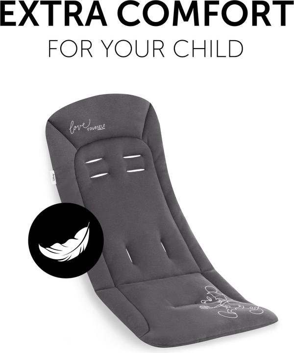 Image du produit Hauck Pushchair Seat Liner Mickey Mouse Noir