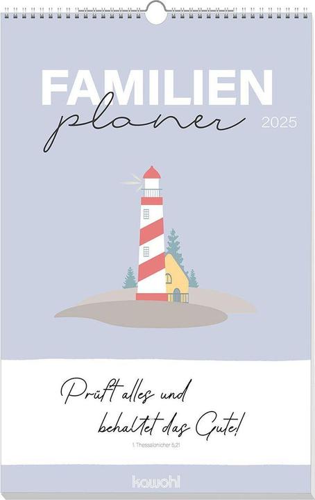 Actual product image Family planner 2025 (German)