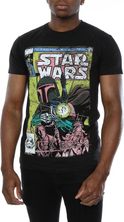 Image du produit Star Wars - T-shirt BOBA FETT COMIC - Homme (XL)