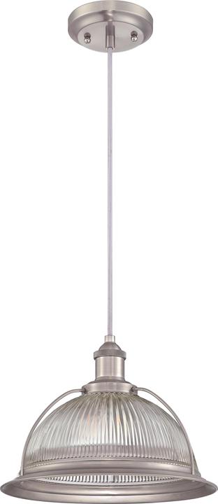 Actual product image Westinghouse Pendant Light Retro Nickel and Clear Glass with 1 Lamp (E27)