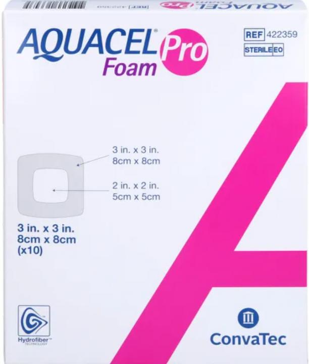 Aquacel Ag AQUACEL Foam Pro 8x8cm 10 Stk