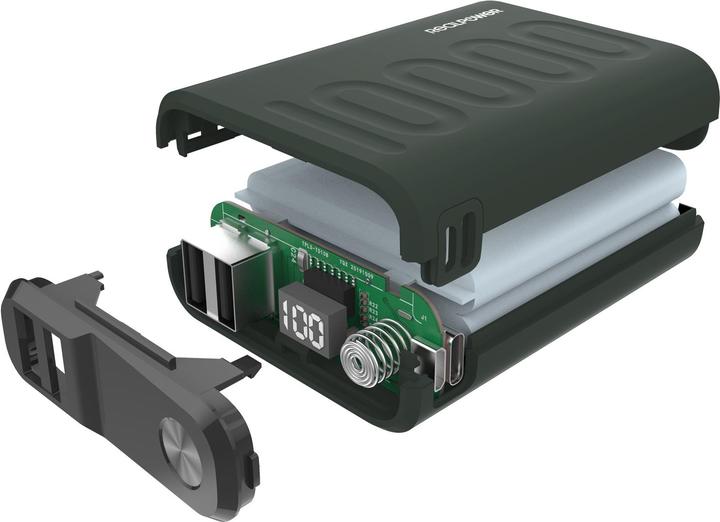 Produktbild RealPower Powerbank PB-10000 PD+ Midnight (10000 mAh)