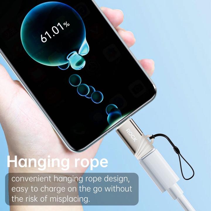 Immagine prodotto Rock - RCL0016 Adapter Lightning weiblich auf USB-C männlich Adapter (Lightning, USB tipo C)