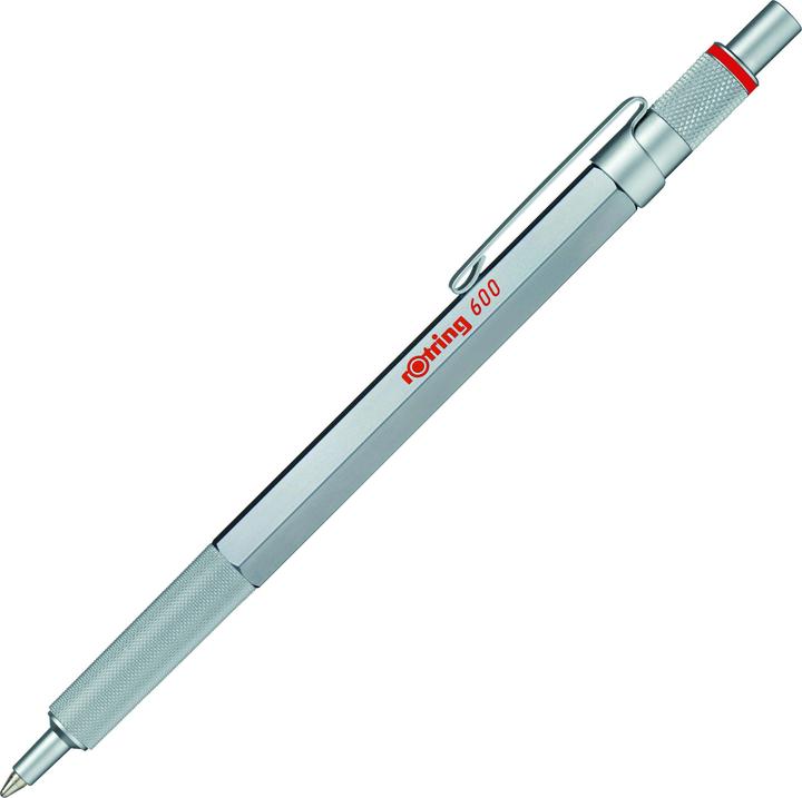 Actual product image Rotring Pin 600 M silver - 2032578 (Silver, 1 x)