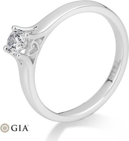 Actual product image Breuning 4 prong set up to 0.30 ct. (55, 750/18 K Gold)
