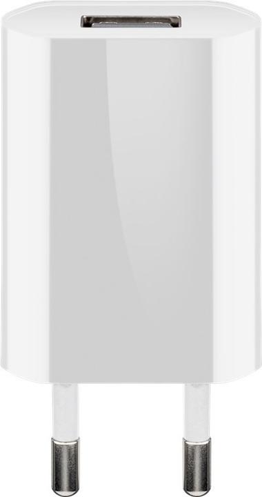 Actual product image Goobay USB A Charger Slim with USB C Cable (5 W)
