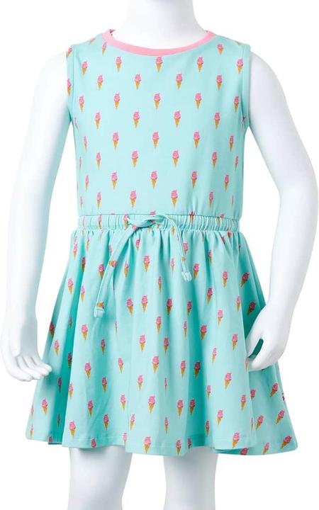Image du produit VidaXL Robe pour enfant avec cordon de serrage Vert menthe clair 128,Matériel (128)