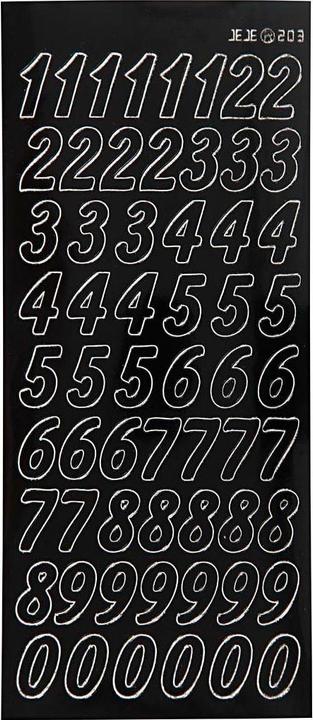 Immagine prodotto Creativ Company Adesivo numeri grandi nero, 1 foglio