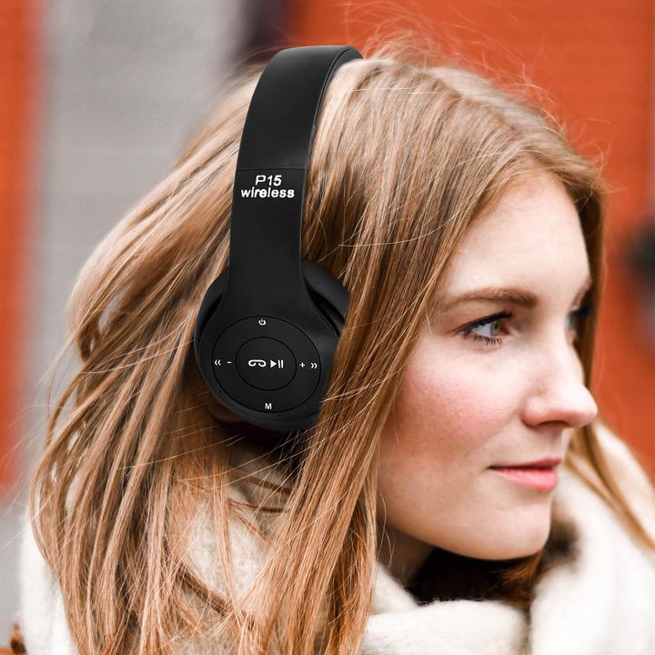 Actual product image Avizar P15 Audio Over-ear Headphones Bluetooth (6 h, Wireless)