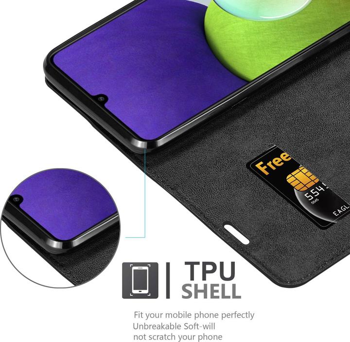 Image du produit Cadorabo Book Invis. Étui magnétique (Samsung Galaxy M22, Samsung Galaxy A22, Samsung Galaxy A32)