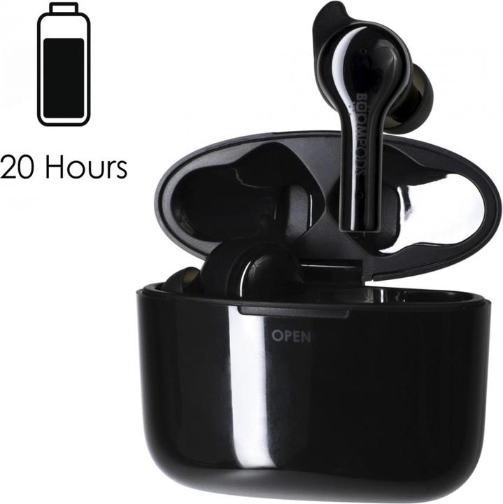 Immagine prodotto Boompods Bassline GO Bluetooth® HiFi In Ear Cuffie in ear con controllo del volume, resistenti al sudore... (NC, 7 h, Senza fili)