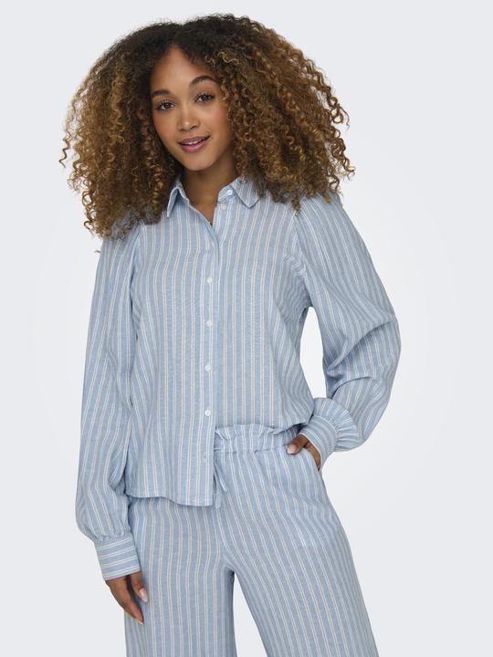 Image du produit Only Coupe décontractée Col boutonné Manches bouffantes Chemise (XL)
