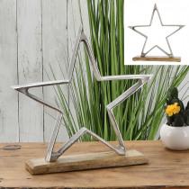Cepewa Star on base, silver, small, approx. 32cm diameter