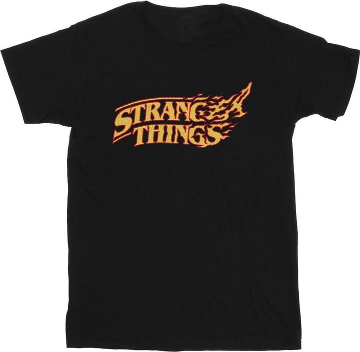 Netflix Stranger Things Logo Breaking TShirt Mädchen