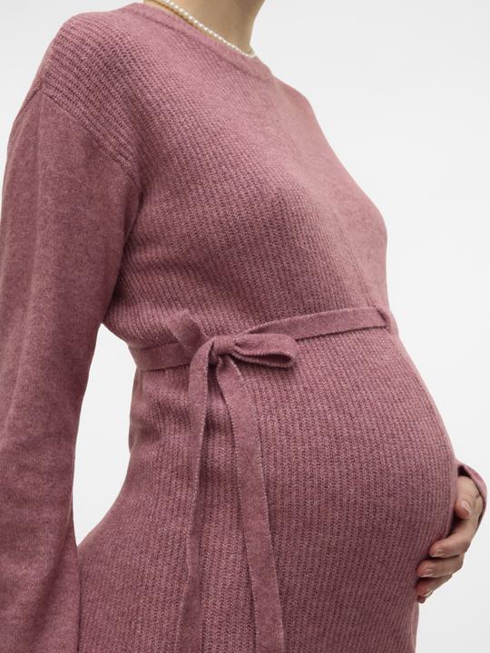 Actual product image Mamalicious Regular fit Round neck Ribbed cuffs Short dress Knitted dress (S)
