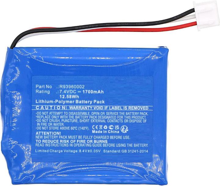 Produktbild CoreParts Battery 7.4V 1700mAh 12.58Wh (1700 mAh)