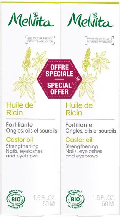 Image du produit Melvita HUILES DE BEAUTE BIO huile de ricin duo 2 x 50ml (50 ml)