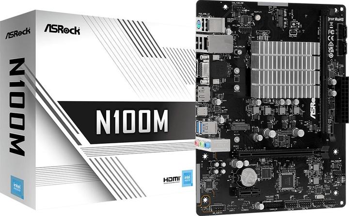 Produktbild AsRock N100M (BGA 1264, mATX)