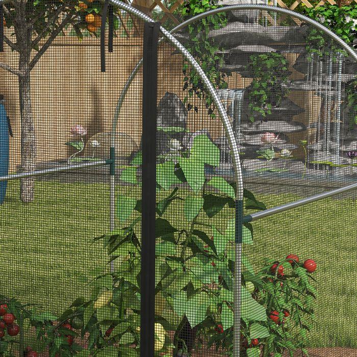 Produktbild Swisshandel24 1,2x1,5x1,5m Gartennetz, Pflanzenschutzzelt mit Tür, Insektenschutznetz, Schädlingsschutznetz für Ga
