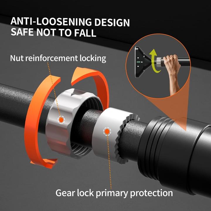 Actual product image Proiron Ausziehbare Klimmzugstange für Türrahmen