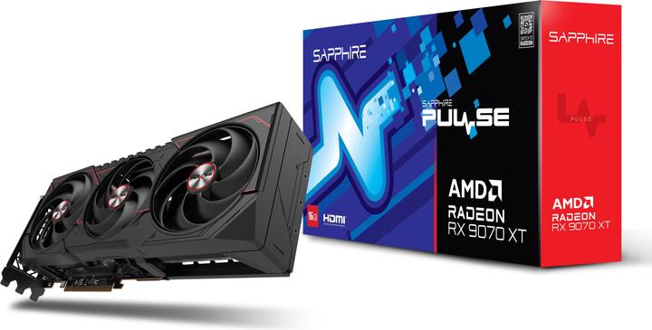 Image du produit Sapphire Pulse Radeon RX 9070 XT Gaming (16 Go)