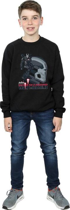 Actual product image Boys Avengers Infinity War War Machine Character Sweatshirt (152, 158)