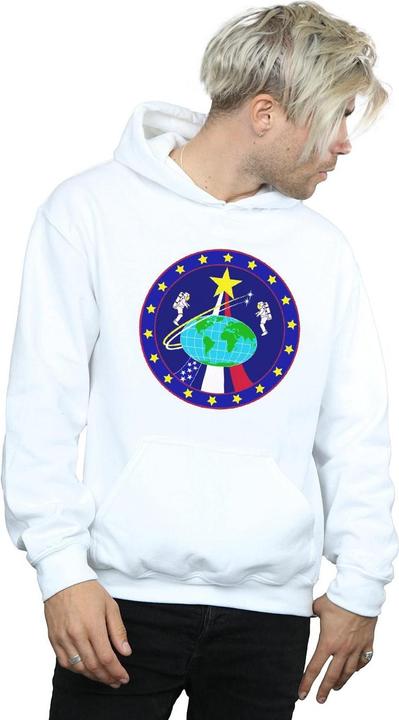 Immagine prodotto Nasa Classic Globe Astronauts Felpa con Cappuccio Uomo (XXL)