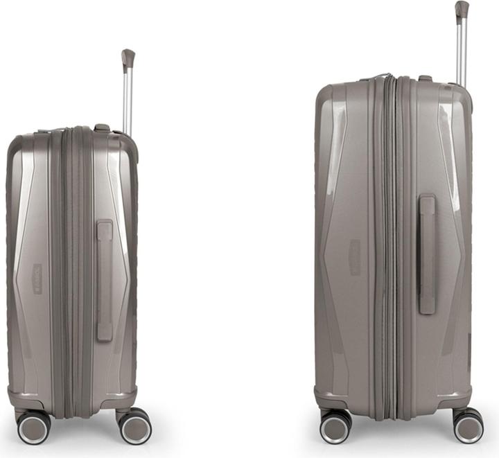 Immagine prodotto Gabol Set di valigie Queens a 4 ruote 2 pezzi con piega ad espansione (114 l)