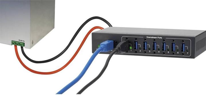 Immagine prodotto Renkforce Hub USB 3.0 a 7 porte per l'industria (USB-A, 7 Porti)