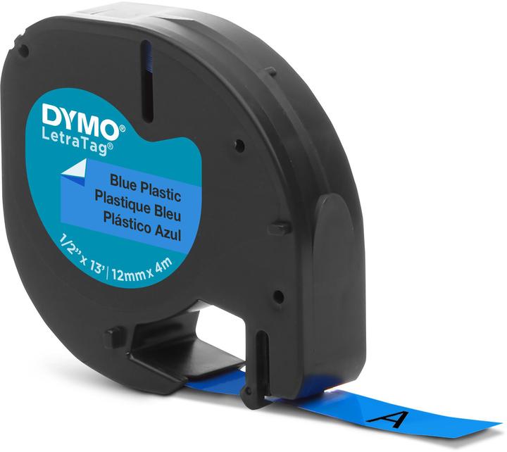 Dymo Schriftband LetraTag (1.20 cm, Blau)