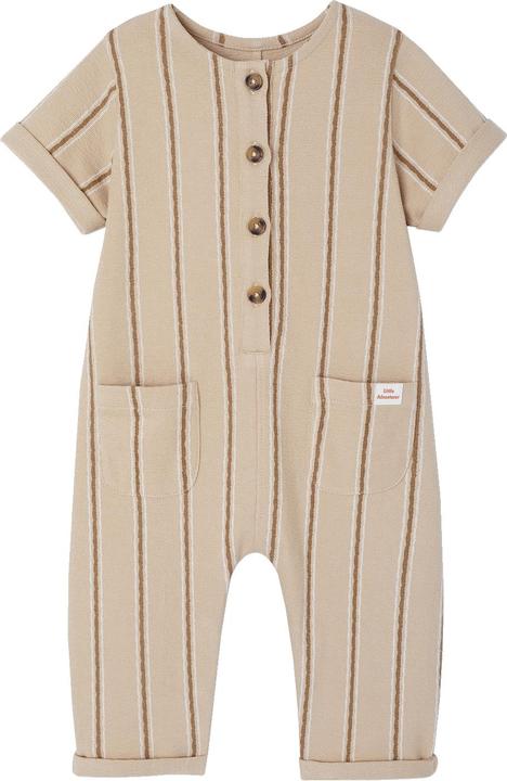 Produktbild Vertbaudet Bio-Kollektion: Baby Overall aus gestreiftem Strick (74)