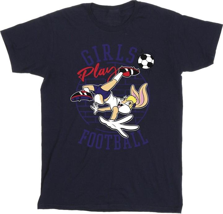 Looney Tunes Lola Bunny Girls Play Football TShirt