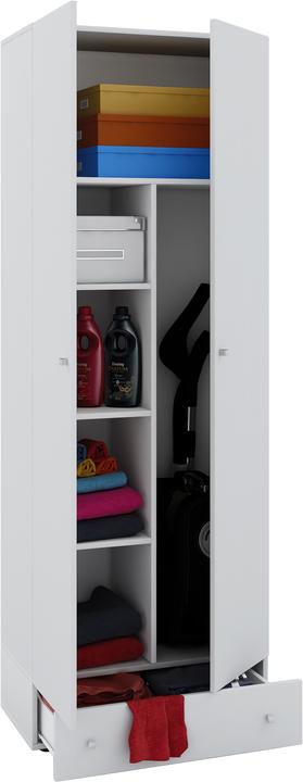 Immagine prodotto VCM Holz Besen Putzschrank Serie Vandol mit Drehtüren (70 x 40 cm)