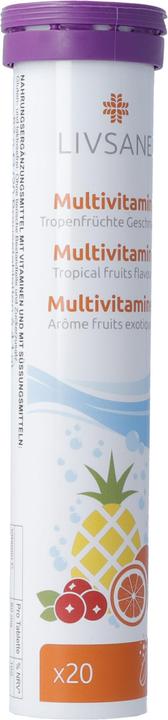 Produktbild Livsane Multivitamin (20 Stück, Brausetablette, 100 g)