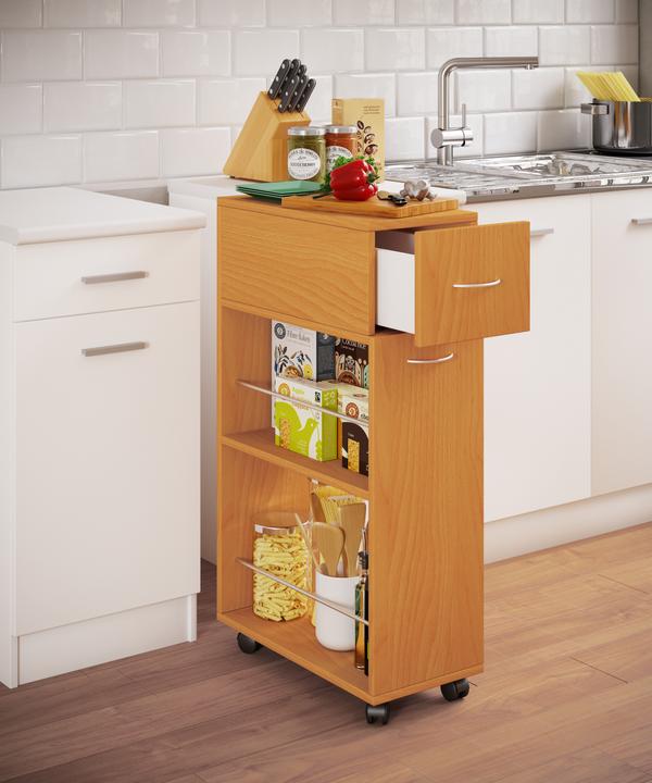 Produktbild VCM Nische Küchenwagen Tusal mit Schublade