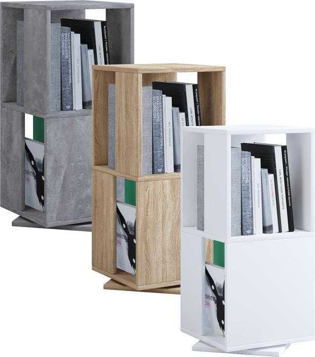 Image du produit VCM Étagère en bois pivotante Stifta L (34 x 34 x 74 cm)