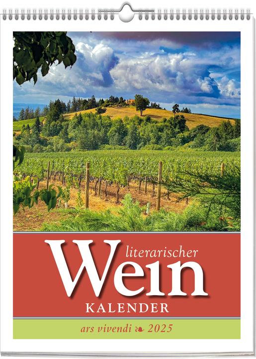 Literarischer Wein - Kalender 2025 (24 x 32 cm, Deutsch)