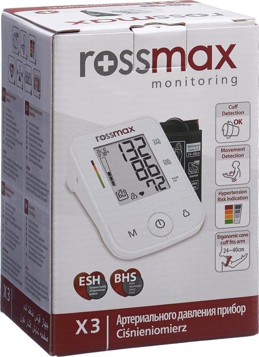 Image du produit Rossmax Moniteur de pression sanguine Digital X3 (Tensiomètre à bras)
