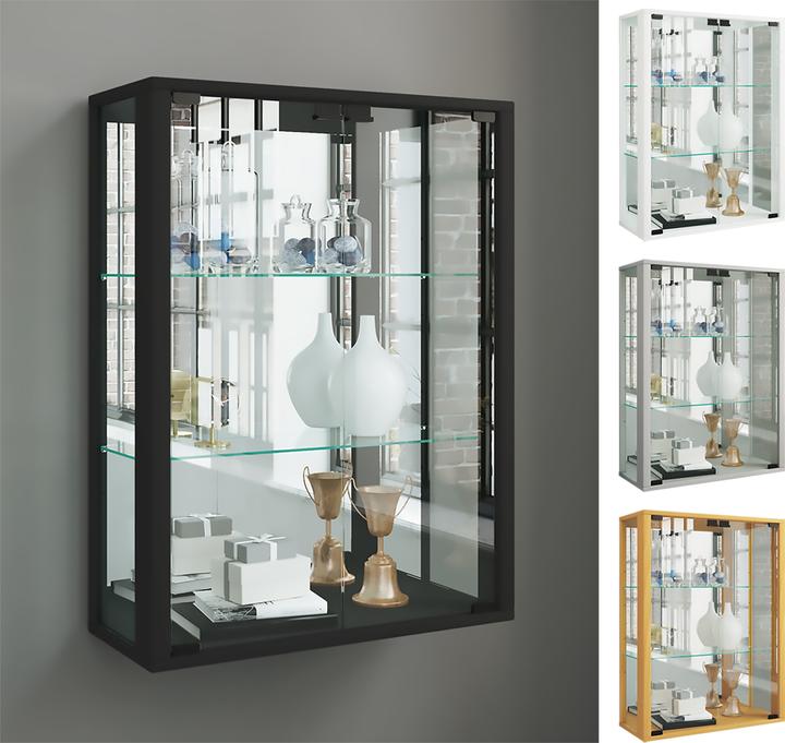 Immagine prodotto VCM Vetrina da parete Vetrina da collezione Vetrina da parete Vetrina da scaffale Vetrina da appendere (60 x 25 x 80 cm)