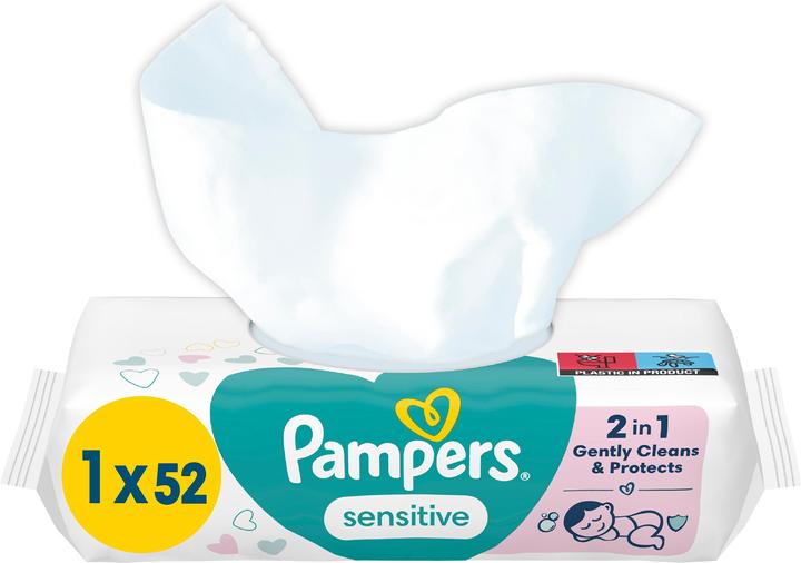 Actual product image Pampers Sensitive (52 Piece)