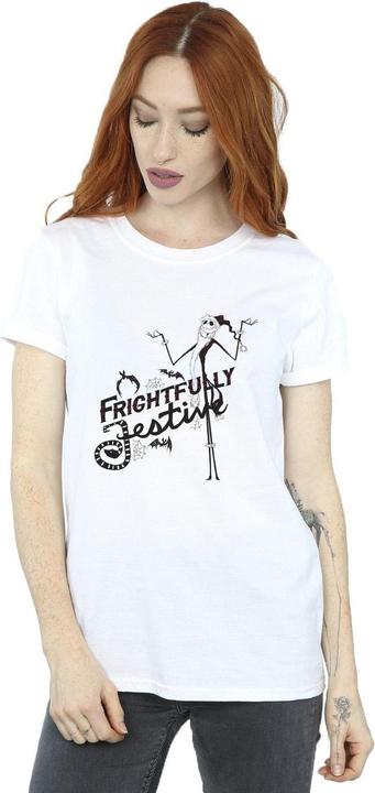 Immagine prodotto Disney The Nightmare Before Christmas Frightfully Festive Maglietta Ampia Donna (3XL)