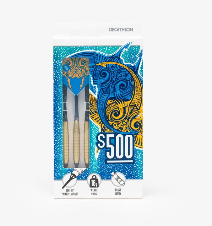 Image du produit Canaveral Fléchettes S500 Softdart 3 fléchettes pointes en plastique (98 g)