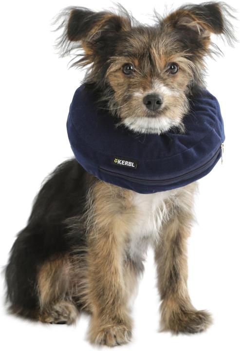 Produktbild Kerbl Hundehalskrause, Halskrause aufblasbar Hunde Hund, 3 Gr Halsumfang 18-50cm (18-30cm) (Hund)